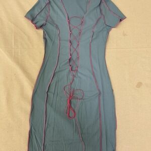 Stunning ribbed bodycon midi dress